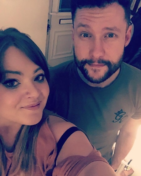 A picture of Jade with her elder brother, Calum Scott.